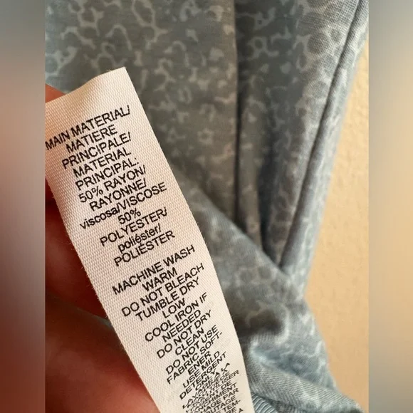 Adidas T-Shirt Short Sleeve V-Neck Blue M - Picture 6 of 9